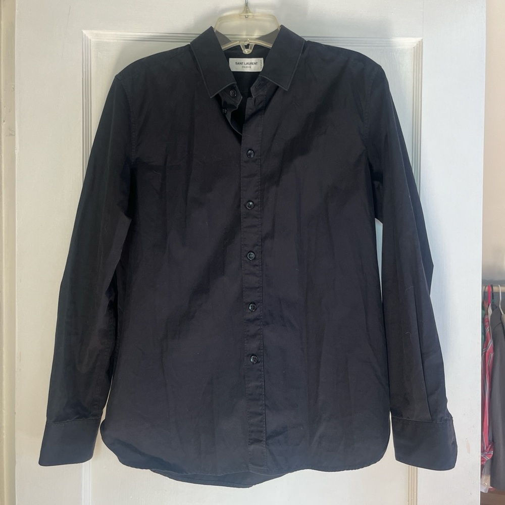 Saint Laurent black button down